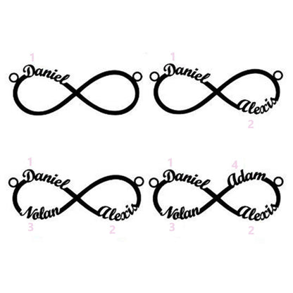Simple Infinity Name Necklace