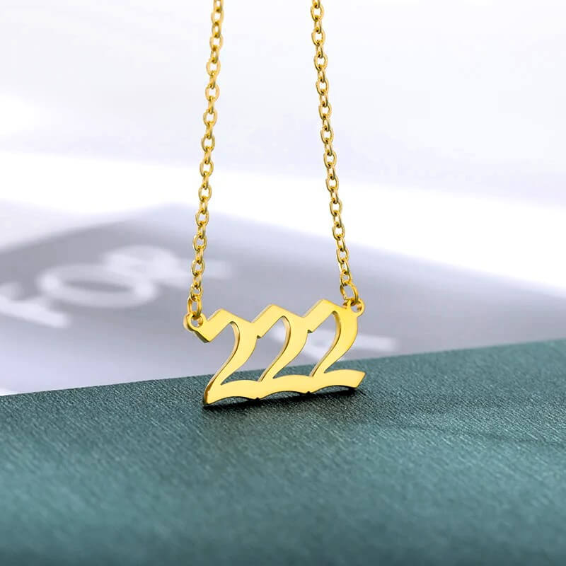 777 Angel Number Necklace | En Route Jewelry