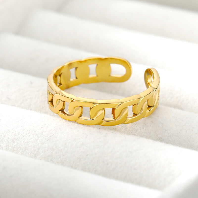 Delicate-Goldl-Chain-Rings-For-Women-Retro-Adjustable-Ring-Jewlery