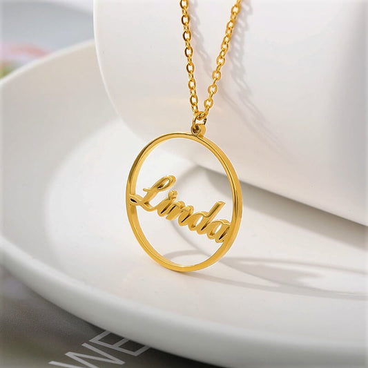 Gold-Circle-Nameplate-Necklace-Personalized-Jewelry-Choker-Jewelry-Gift-Idea