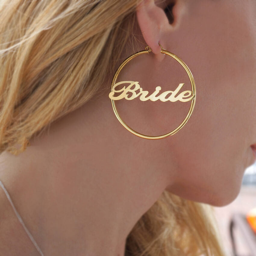 Gold-Name-Hoop-Earrings-Personalized-Jewelry-Girls-WOmen-Vintage