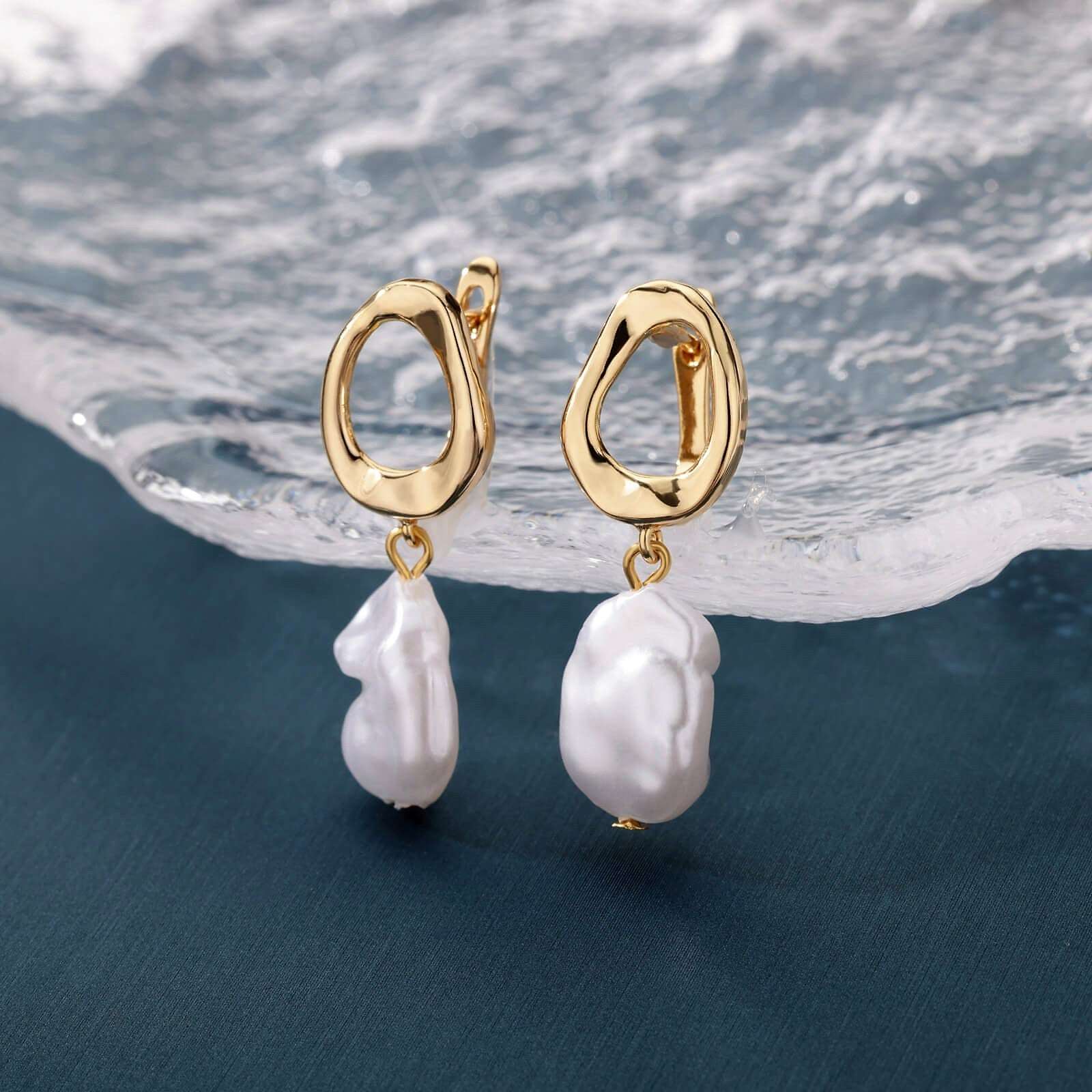 Minimal-Pearl-Drop-Earrings-For-Women-trendy-Jewelry-Gold