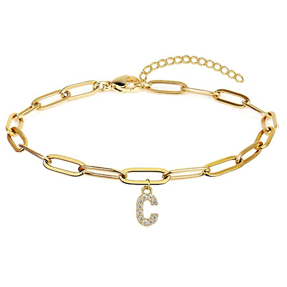 Personalized-Gold-C-Initial-Bracelet-Custom-Engraved-Nameplate-Bangle