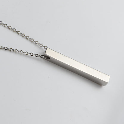 Simple-Minimal-Square-Bar-Necklaces-for-Women-Silver-Layering-Pendant
