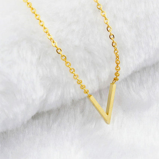 Simple-V-Necklaces-Gold-Charm-Women-Fashion-Jewelry-Minimal-Layering-Pendant