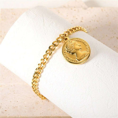 big-thick-chain-coin-pendant-bracelet-gold-trendy-women
