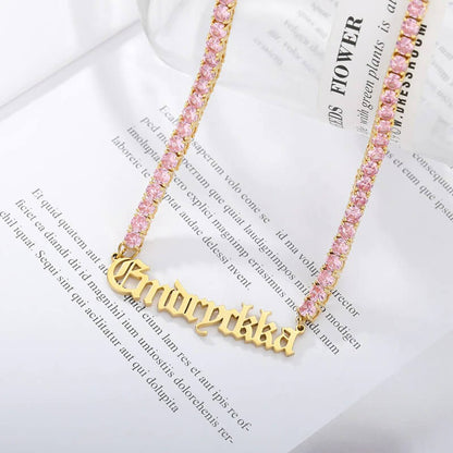 custom-pink-zircon-name-necklace-for-women-gold-trendy