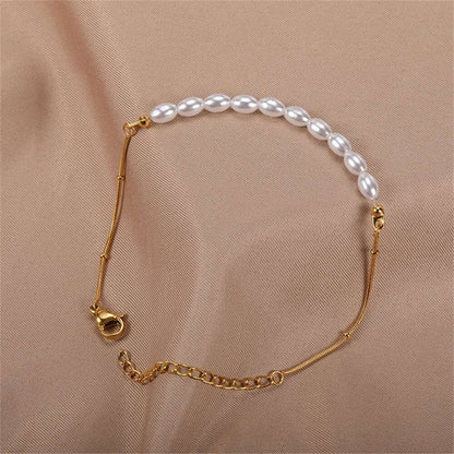 simple-fashion-irregular-pearl-chain-bracelet-gold-trendy-chic