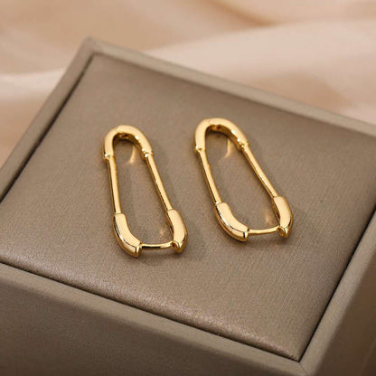 trendy-Clip-Pin-Earrings-jewel-gold-for-girls