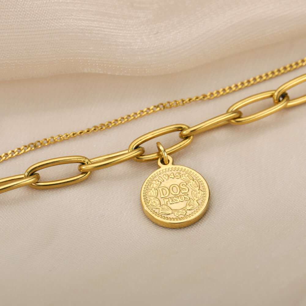 women-chain-bracelet-multilayer-fashion-vintage-coin-pendant