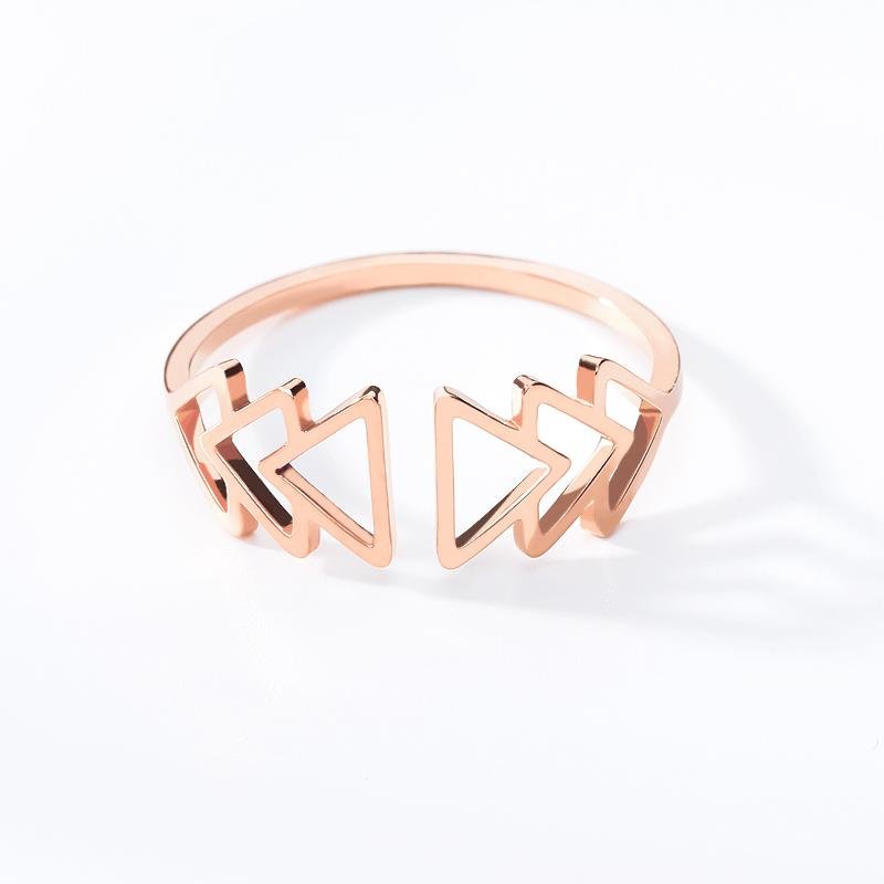Adjustable Band Ring for women in rose gold color (Free shipping)  Simply Bo