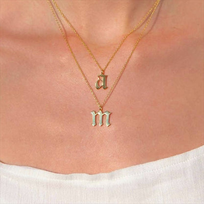 Custom-Initial-Lowercase-Letter-A-M-Pendat-Necklace-For-Women-Gold-Chain-Gift
