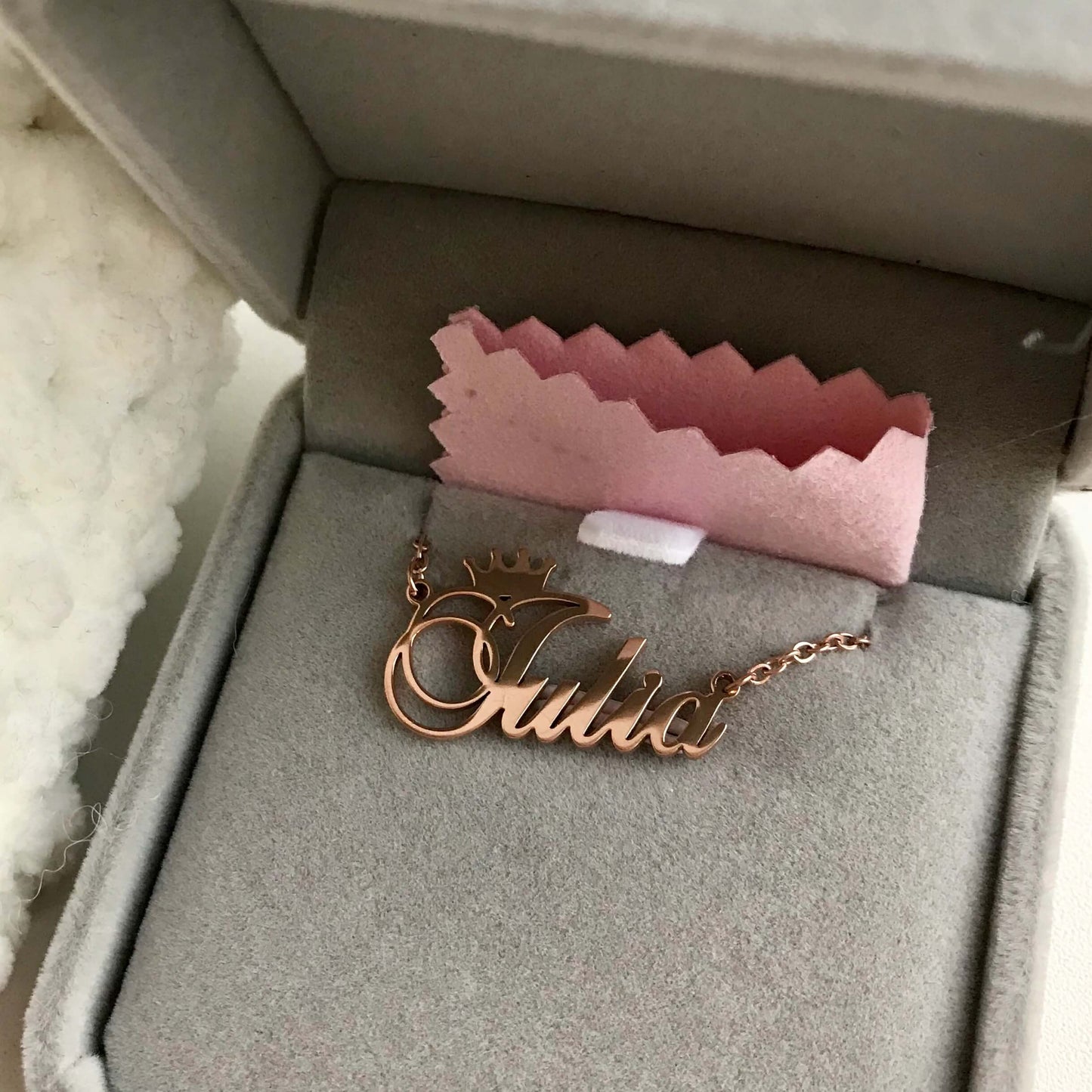 Custom-Necklaces-Crown-Personalized-Nameplate-Jewelry-Personality-Gift-Rose-Gold