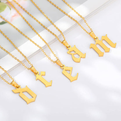 PersonalizedInitial-Lowercase-Letter-Pendat-Necklace-For-Women-Men-Gold-Chain-Gift