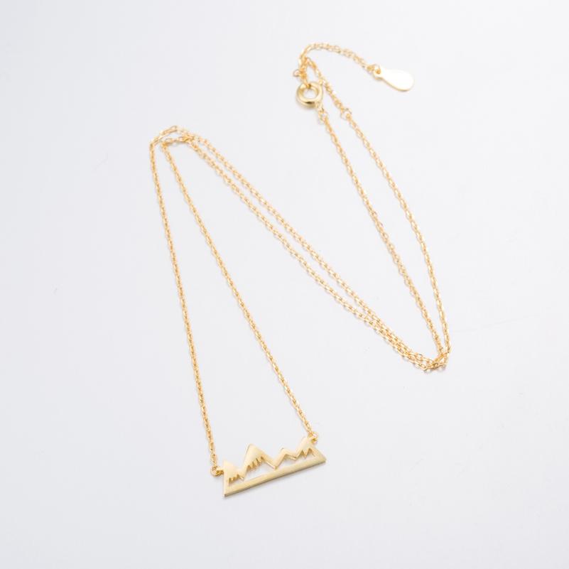 stylish Mountain Necklace for women in gold rose gold and silver color (Free shipping) | Simply Bo