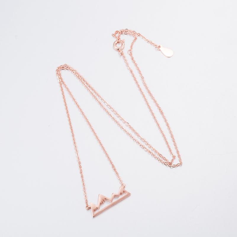 stylish Mountain Necklace for women in gold rose gold and silver color (Free shipping) | Simply Bo