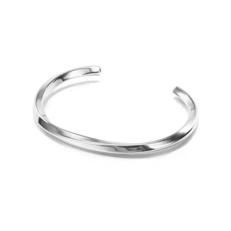 Simple-Irregular-Wist-Open-Silver-Color-Bracelet-Bangle-For-Women-Trendy-Jewelryv