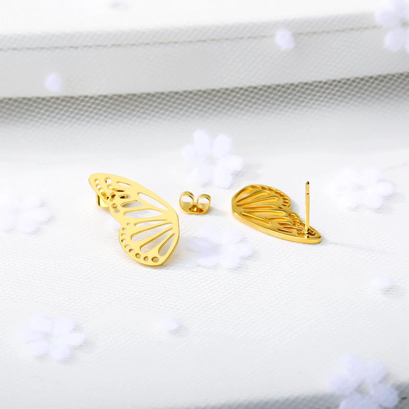 Butterfly Earrings jewelry for women in gold rose gold and silver with Free shipping - Simply Bo