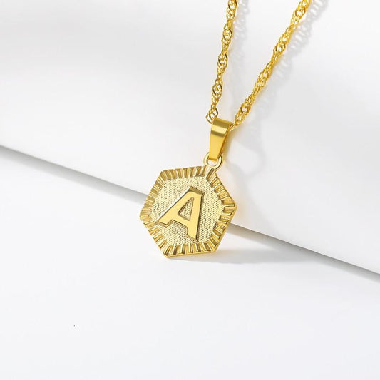 stylish Initial Necklace (Letters A to L) for women in gold rose gold and silver color (Free shipping) | Simply Bo